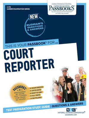 cover image of Court Reporter